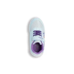 Sneakers da Bambina Azzurre con stampa e Luci nella Suola Frozen