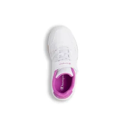 Sneakers da bambina bianche con dettagli viola Champion PS Low