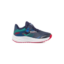 Sneakers da bambina blu con glitter Joma