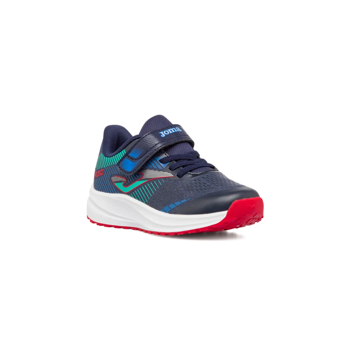 Sneakers da bambina blu con glitter Joma