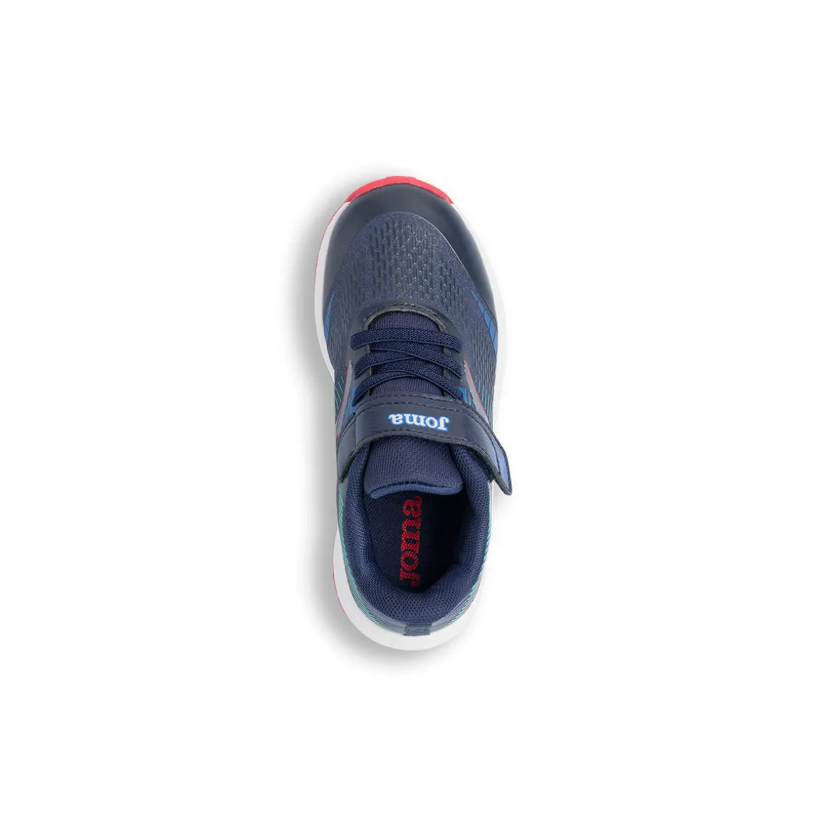 Sneakers da bambina blu con glitter Joma