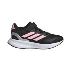 Sneakers da bambina nere con strappo in velcro adidas Runfalcon 5