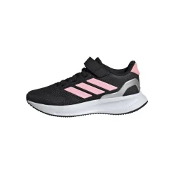 Sneakers da bambina nere con strappo in velcro adidas Runfalcon 5