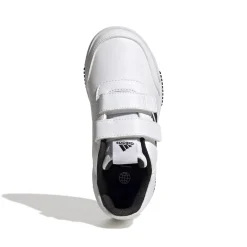 Sneakers da bambina primi passi bianche con dettagli neri adidas Tensaur Sport 2.0 CF K