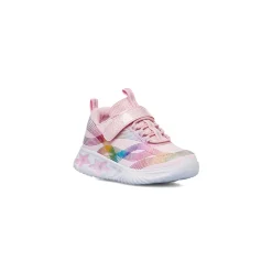 Sneakers da bambina rosa con luci nella suola Le scarpe di Alice