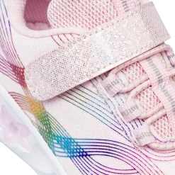 Sneakers da bambina rosa con luci nella suola Le scarpe di Alice