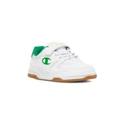 Sneakers da Bambino bianche con dettagli verdi Champion PS Low Cut
