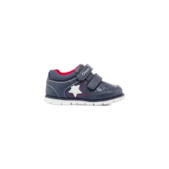 Sneakers da bambino blu con stella e chiusura a strappo in velcro Chicco
