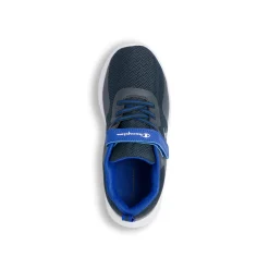 Sneakers da bambino blu con logo Champion Softy Evolve
