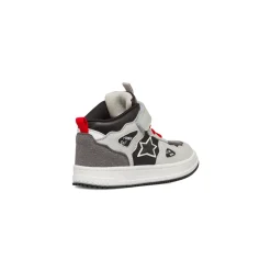 Sneakers da bambino grigie e nere con stampe e dettagli Birilli&Monelli