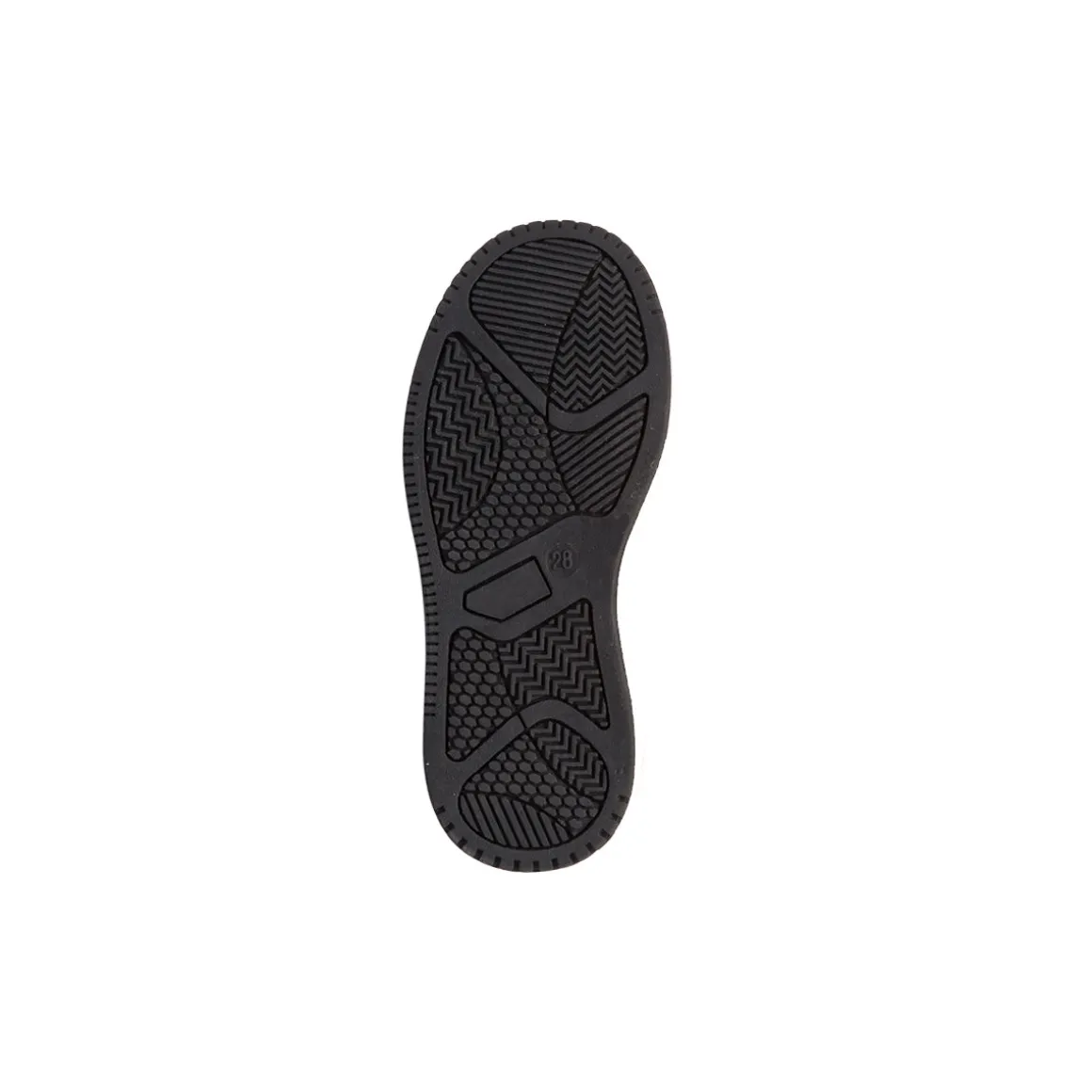Sneakers da bambino grigie e nere con stampe e dettagli Birilli&Monelli
