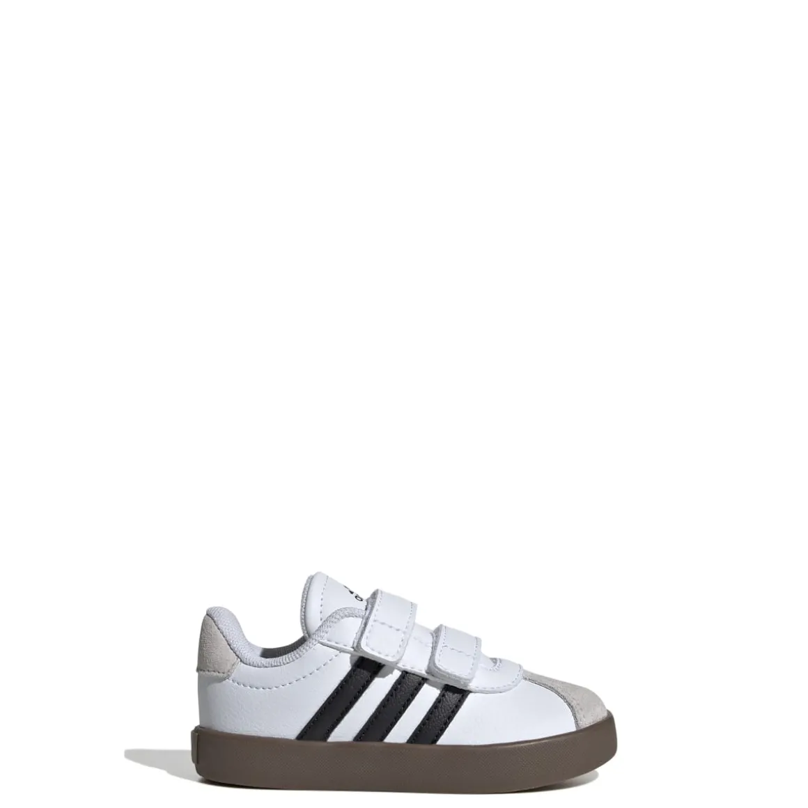 Sneakers da bambino primi passi bianche e blu con logo adidas VL Court 3.0