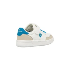 Sneakers da bambino Tonino Lamborghini bianche con dettagli azzurri