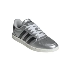 Sneakers da Donna Argento con Dettagli Neri Adidas Breaknet Sleek
