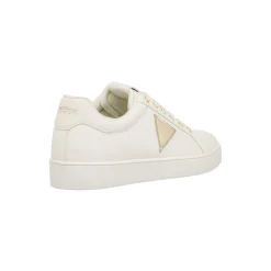 Sneakers da donna beige Soprani Sport con dettagli oro
