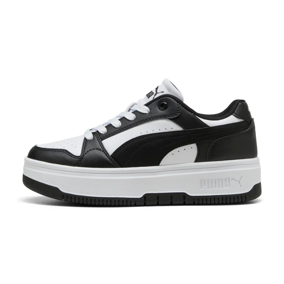 Sneakers da Donna Bianche con Suola Platform Rebound Femme Low Puma