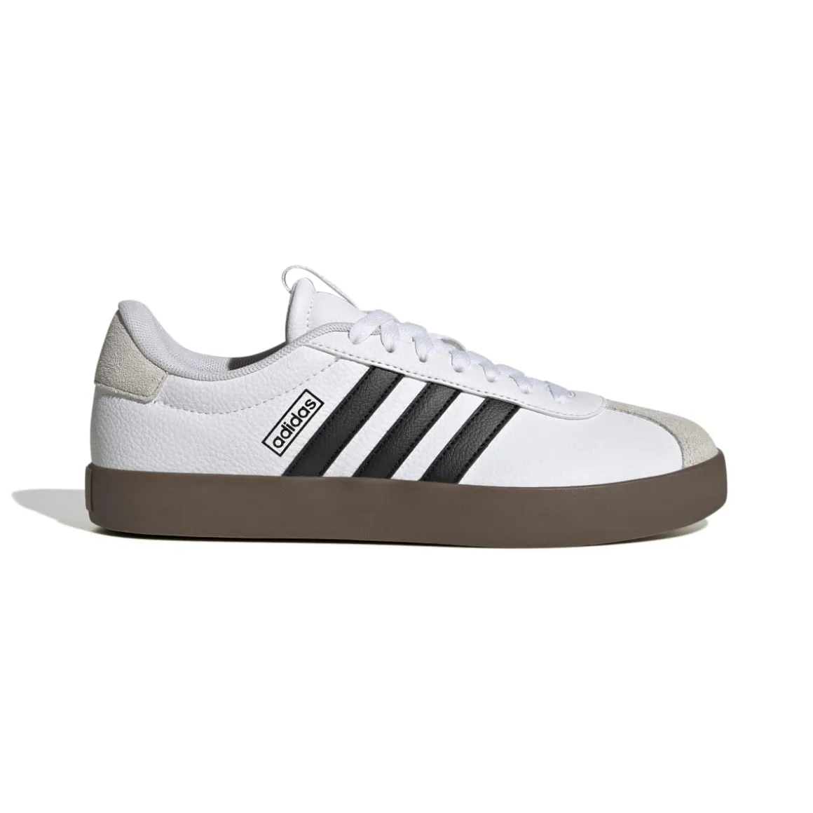 Sneakers da donna bianche e nere con logo adidas VL COURT 3.0