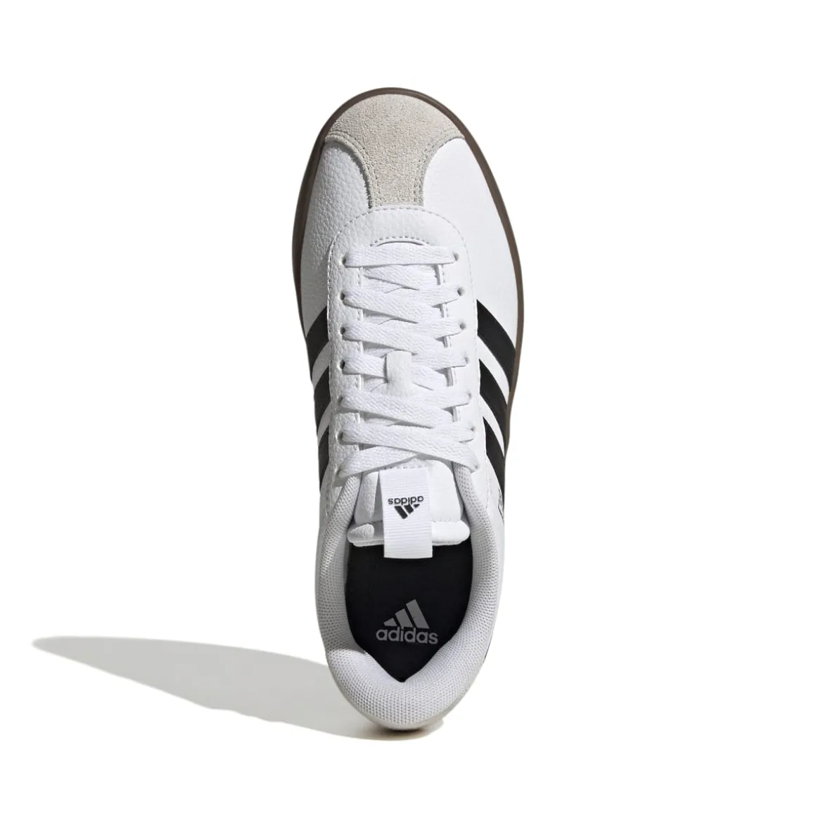 Sneakers da donna bianche e nere con logo adidas VL COURT 3.0