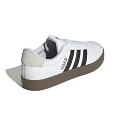 Sneakers da donna bianche e nere con logo adidas VL COURT 3.0