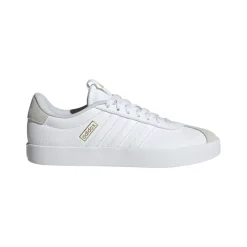 Sneakers da donna bianche con dettagli effetto scamosciato adidas VL Court 3.0