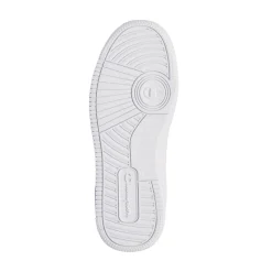 Sneakers da donna bianche con dettagli grigi e logo Champion Low Cut
