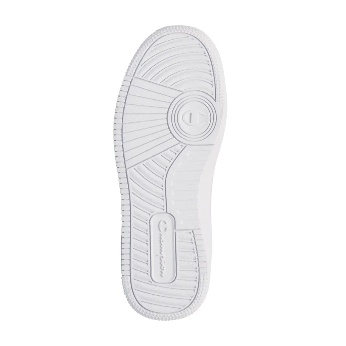 Sneakers da donna bianche con dettagli grigi e logo Champion Low Cut