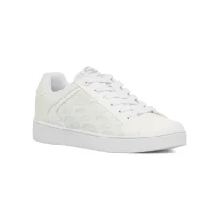 Sneakers da donna bianche Soprani Sport con dettagli cucitura