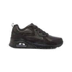 Sneakers da Donna nere con suola air Skechers Uno sporty