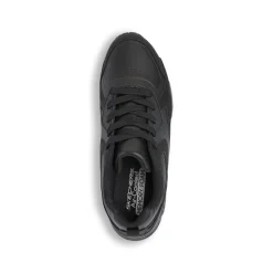 Sneakers da Donna nere con suola air Skechers Uno sporty