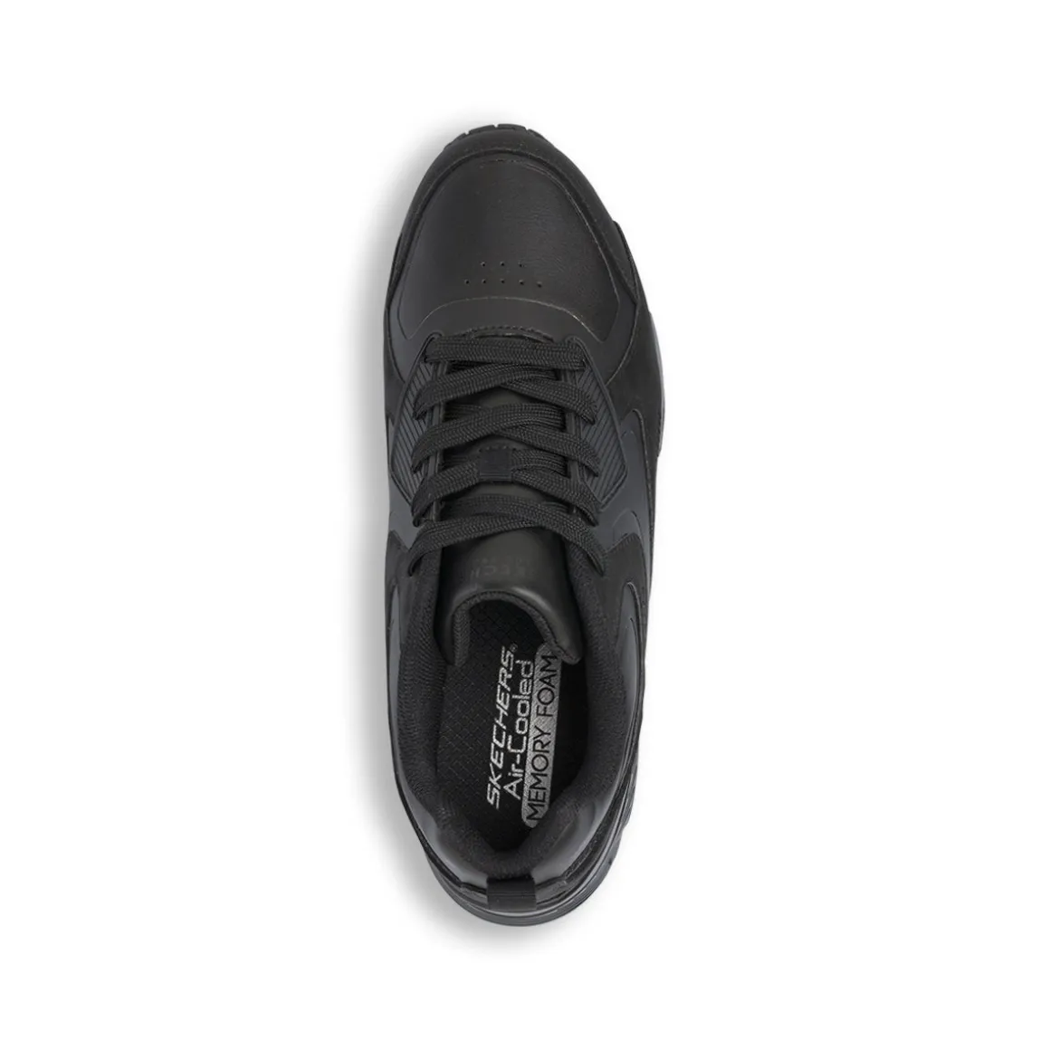 Sneakers da Donna nere con suola air Skechers Uno sporty