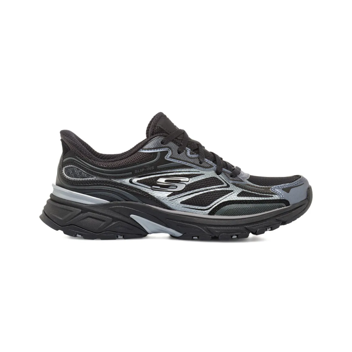 Sneakers da donna nero slip-ins Skechers Memory Foam