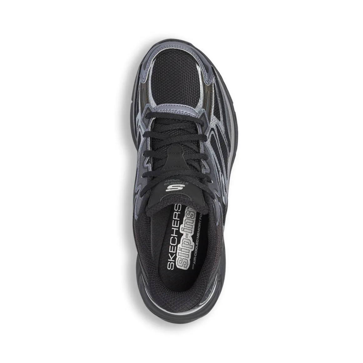 Sneakers da donna nero slip-ins Skechers Memory Foam