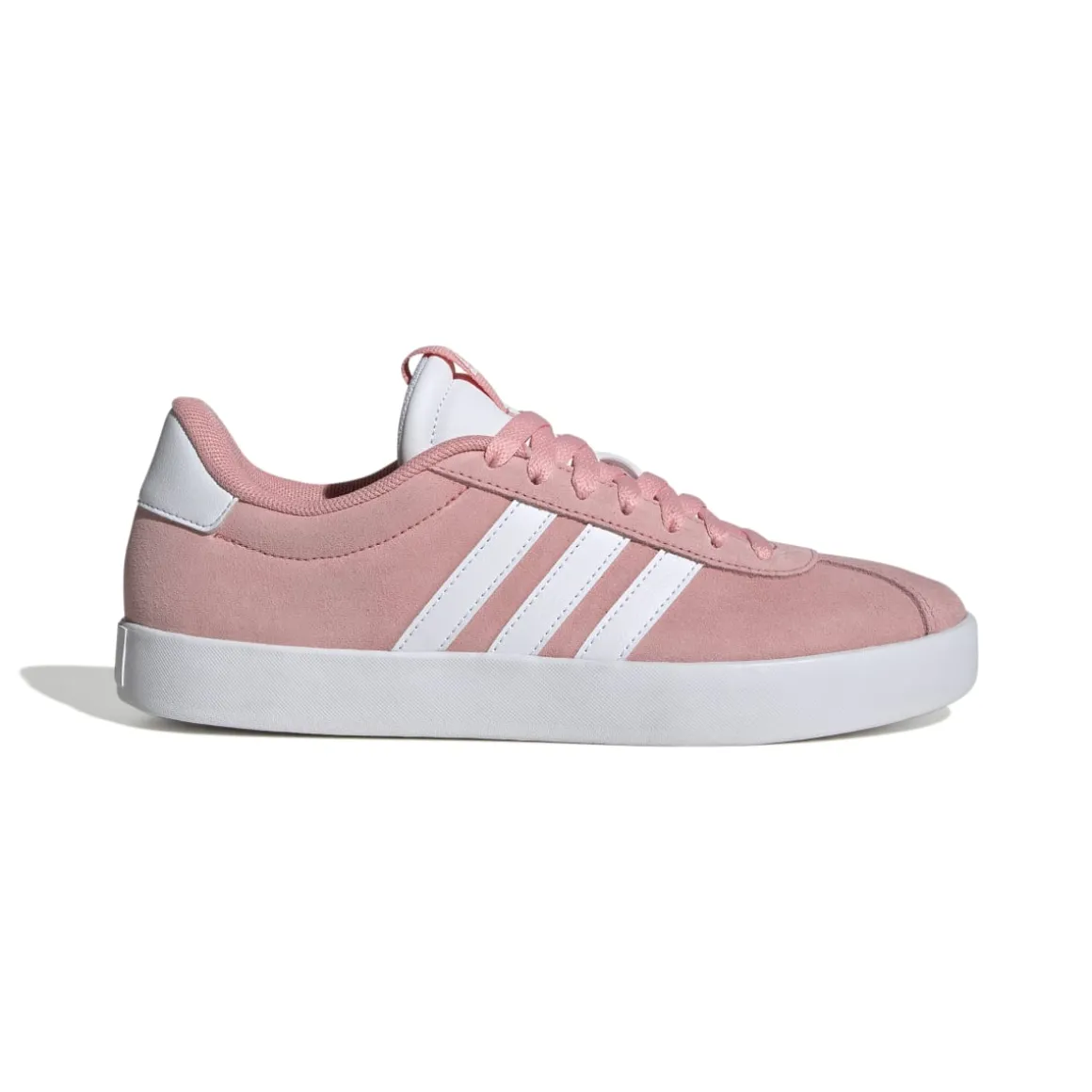 Sneakers da donna rosa in pelle scamosciata adidas VL Court 3.0