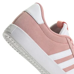 Sneakers da donna rosa in pelle scamosciata adidas VL Court 3.0