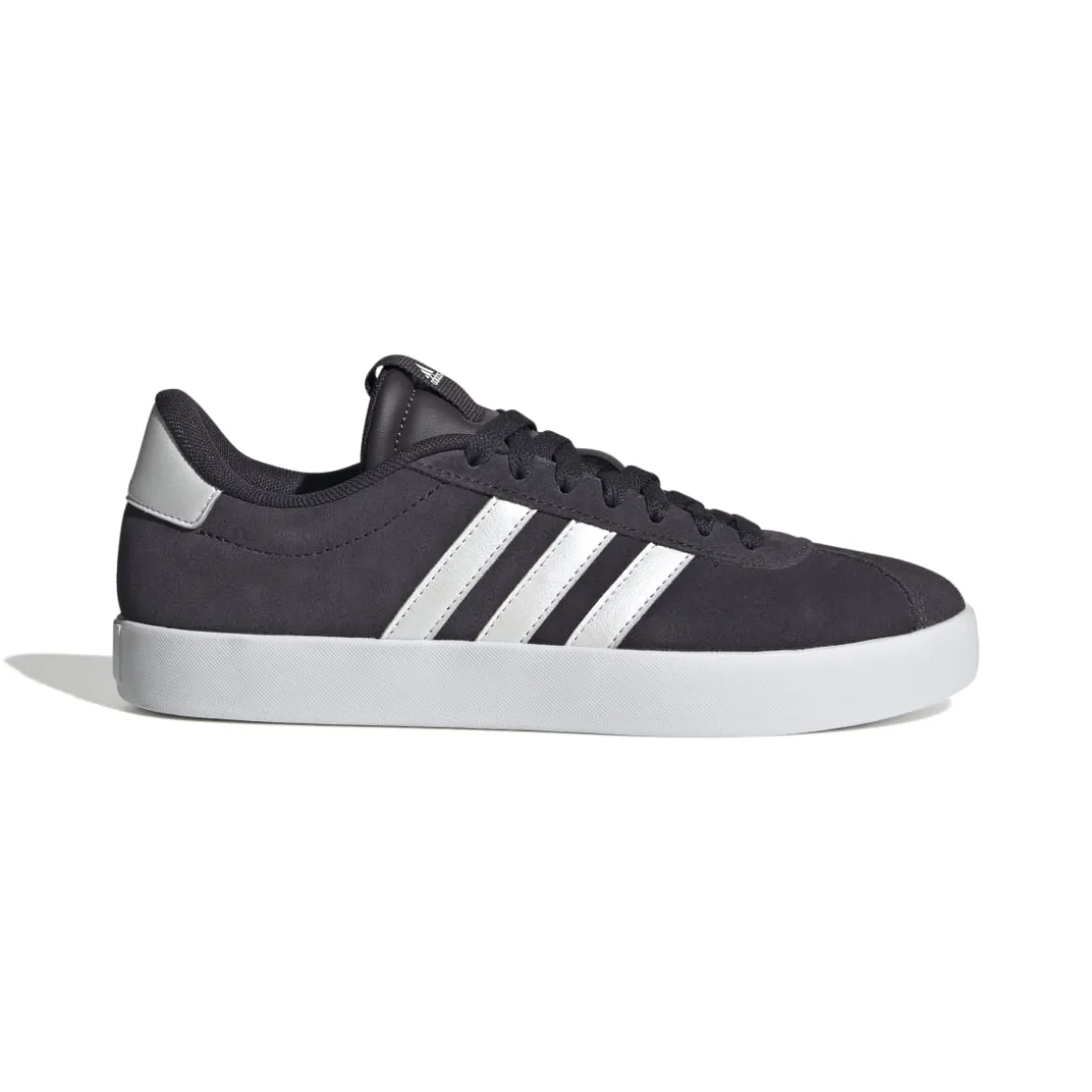 Sneakers da donna viola in pelle scamosciata adidas VL Court 3.0