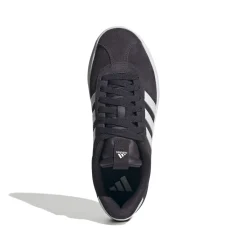 Sneakers da donna viola in pelle scamosciata adidas VL Court 3.0