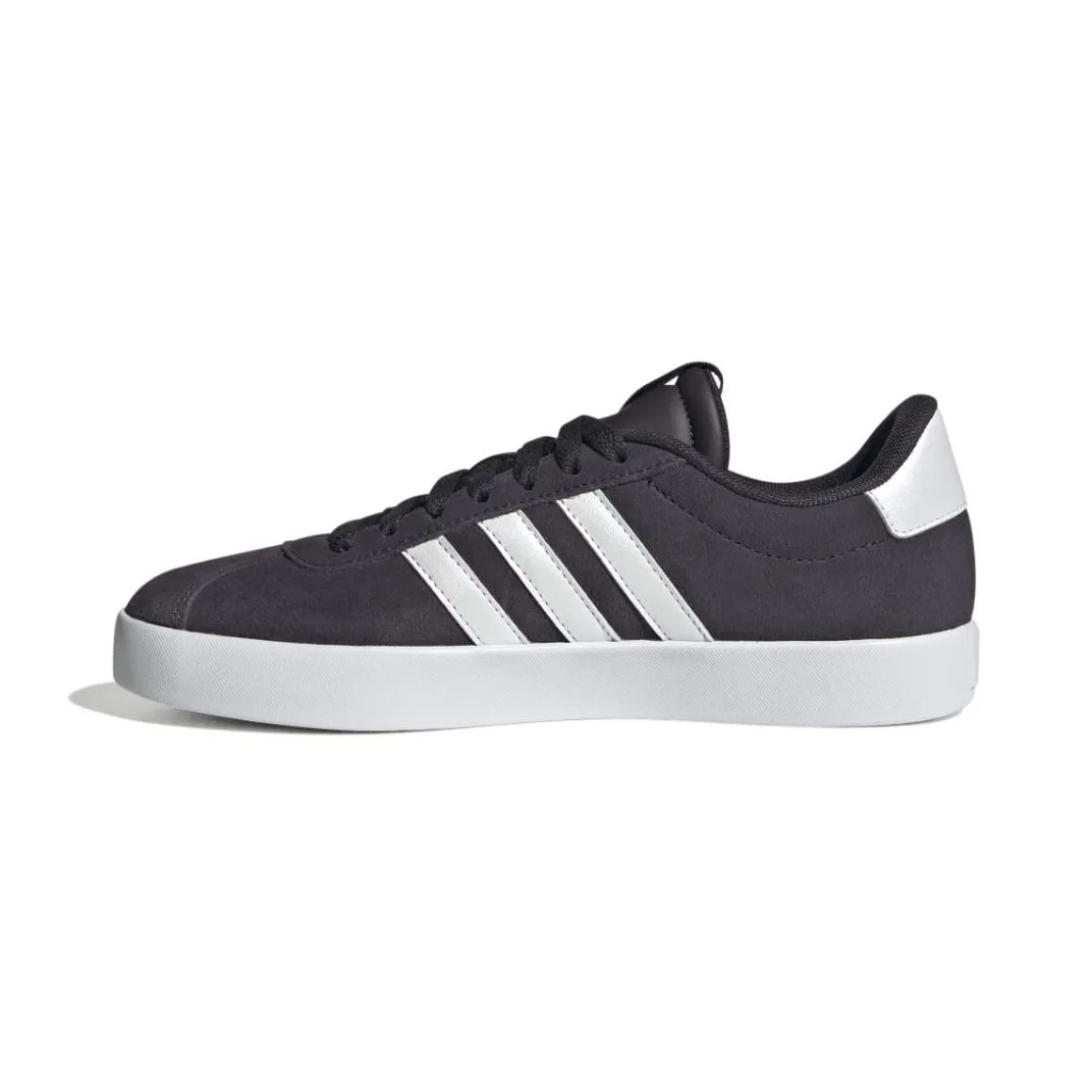 Sneakers da donna viola in pelle scamosciata adidas VL Court 3.0