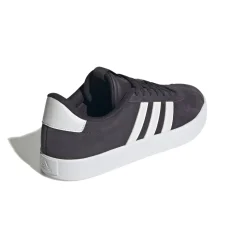 Sneakers da donna viola in pelle scamosciata adidas VL Court 3.0