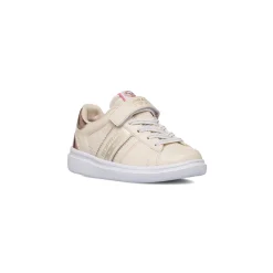 Sneakers da ragazza beige con dettagli laminati Soprani Sport