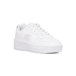 Sneakers da ragazza bianche con dettaglio glitter Champion Rebound Platform