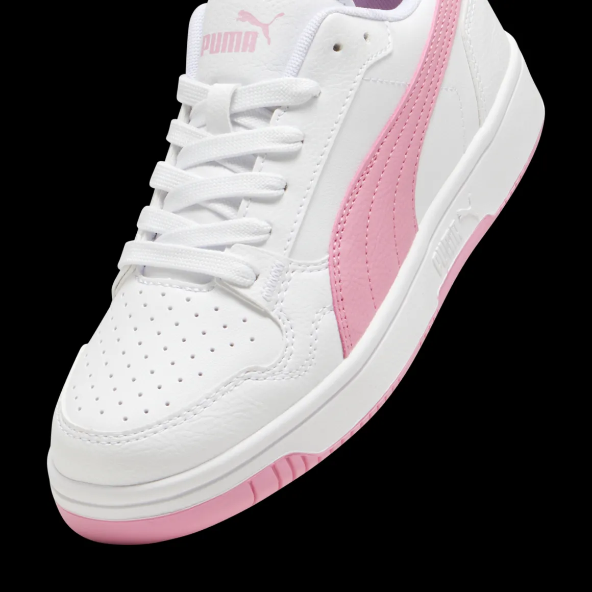 Sneakers da ragazza bianche con insertirosa Puma Reb-L