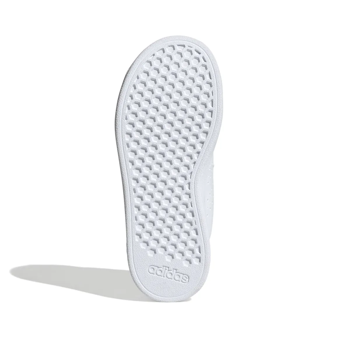 Sneakers da ragazza bianche e rose con tripla chiusura strappo Advantage 2.0 adidas