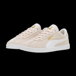 Sneakers da ragazza rosa in pelle scamosciata Puma Club II