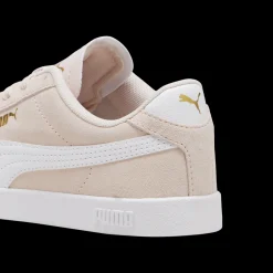 Sneakers da ragazza rosa in pelle scamosciata Puma Club II
