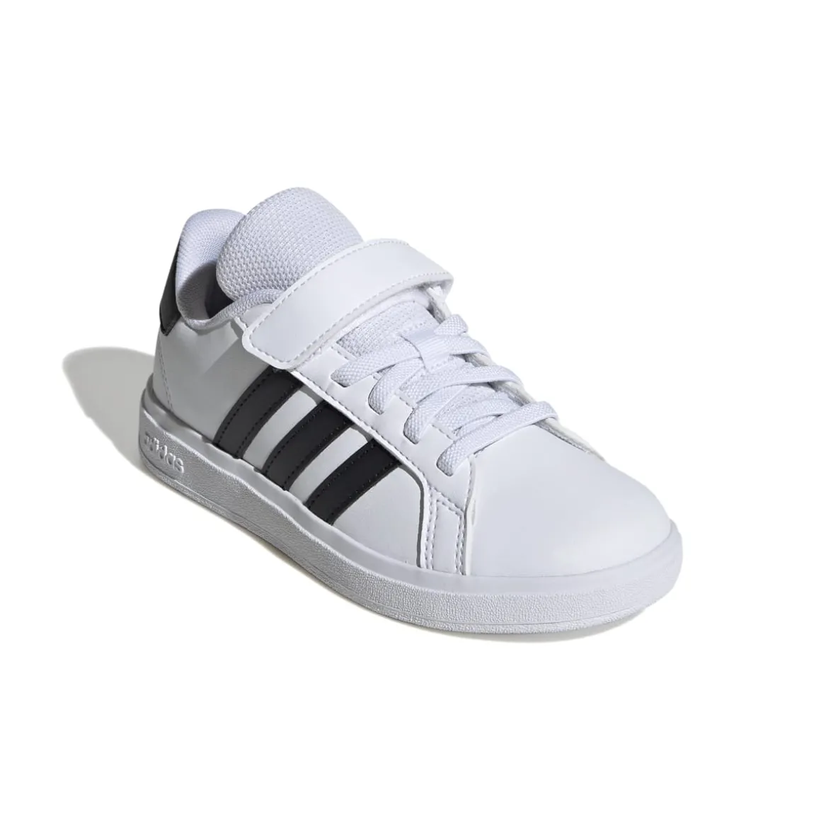 Sneakers da ragazzo bianche e nere adidas Grand Court 2.0