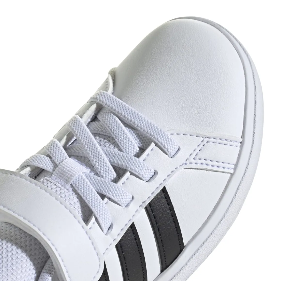 Sneakers da ragazzo bianche e nere adidas Grand Court 2.0
