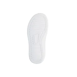 Sneakers da ragazzo bianche con dettagli neri e logo Soprani Sport