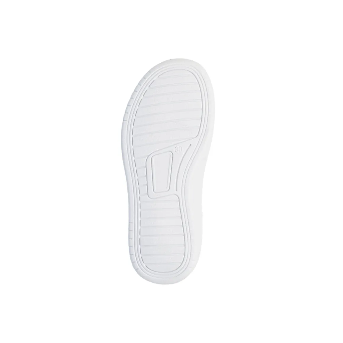 Sneakers da ragazzo bianche con dettagli neri e logo Soprani Sport