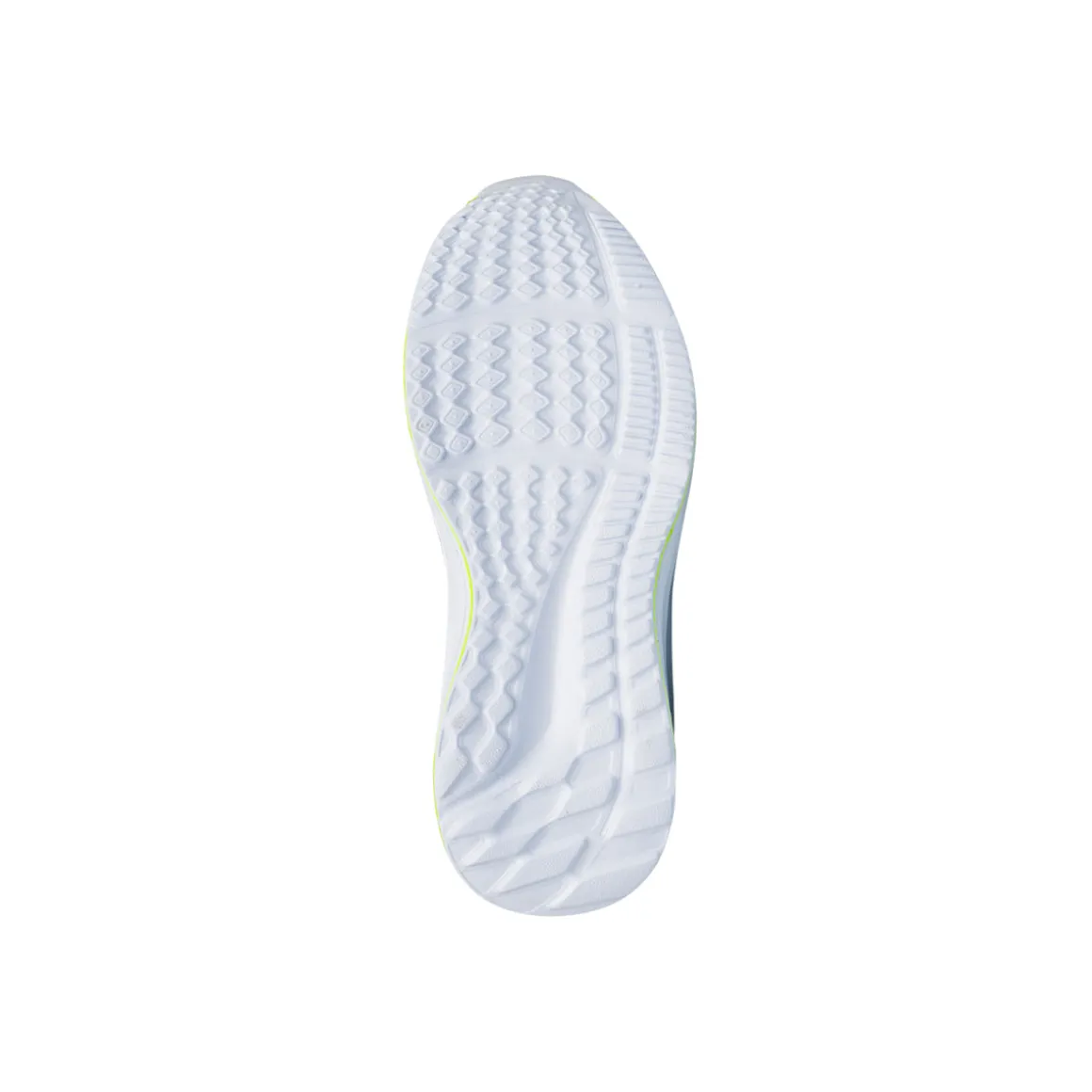Sneakers da ragazzo blu con dettagli verde lime Jog