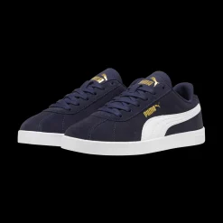 Sneakers da ragazzo blu in pelle scamosciata Puma Club II